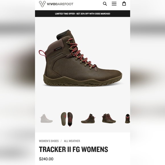 Vivo barefoot Shoes - Vivobarefoot Tracker II FG